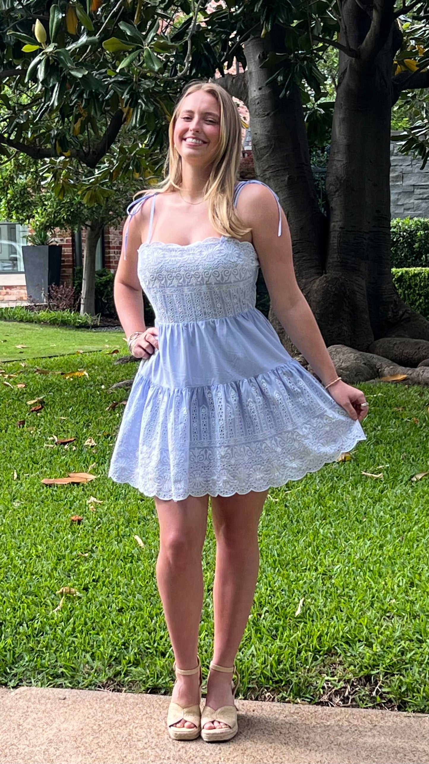 BLUE ISLET DRESS by Baby Pink