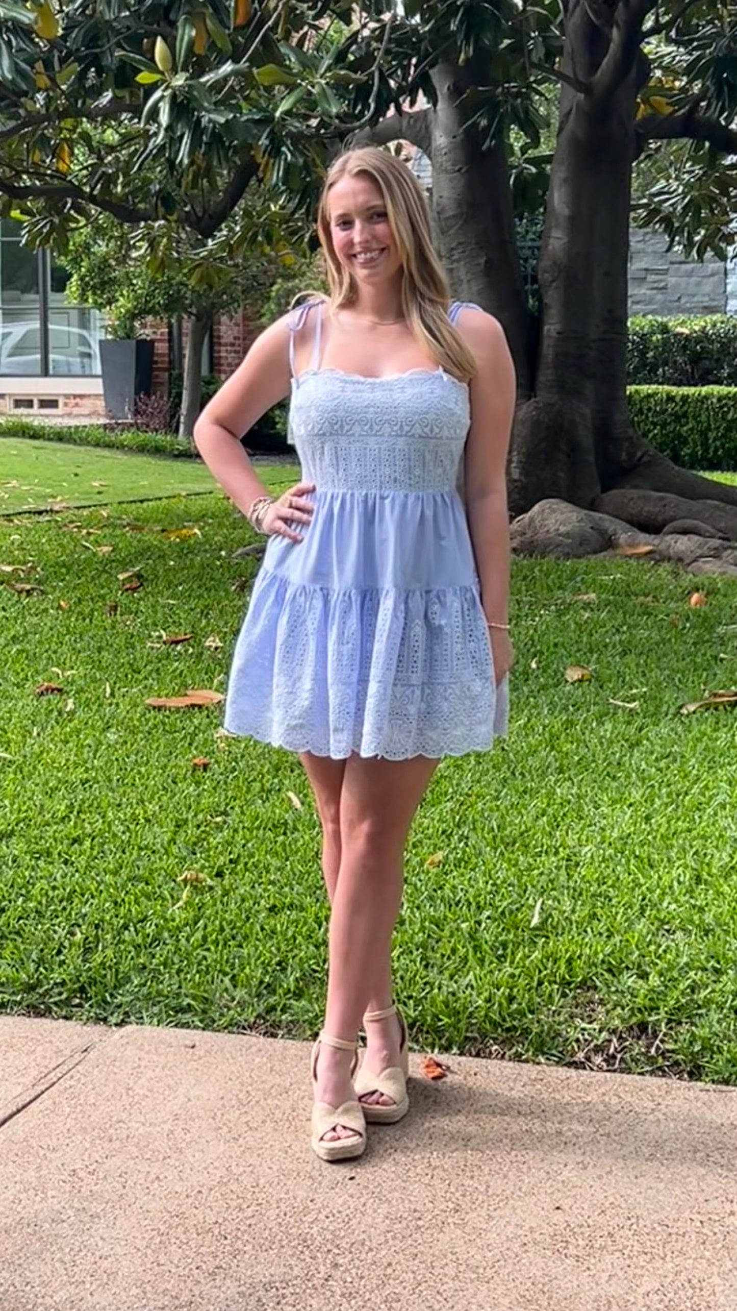 BLUE ISLET DRESS by Baby Pink