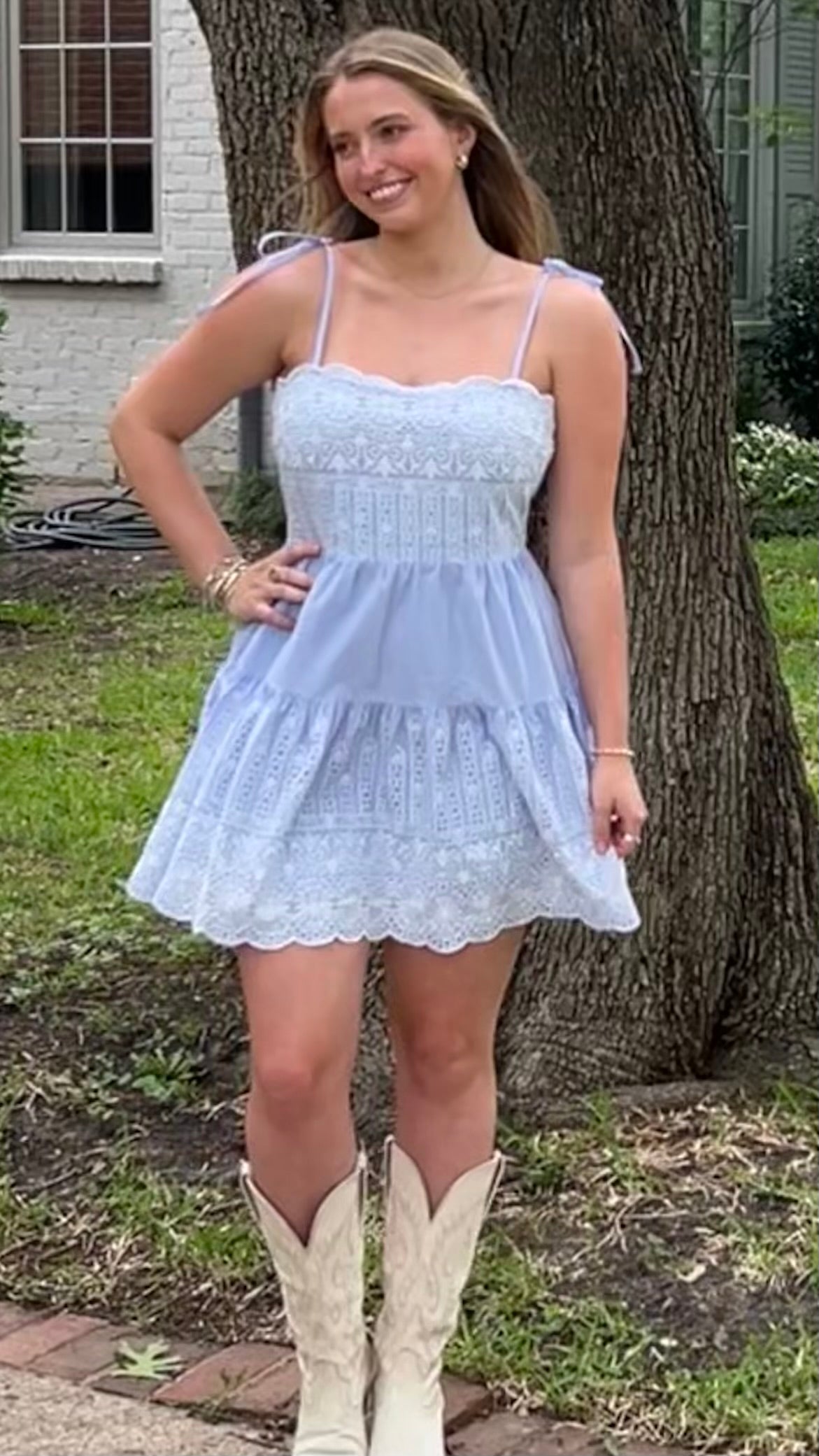 BLUE ISLET DRESS by Baby Pink