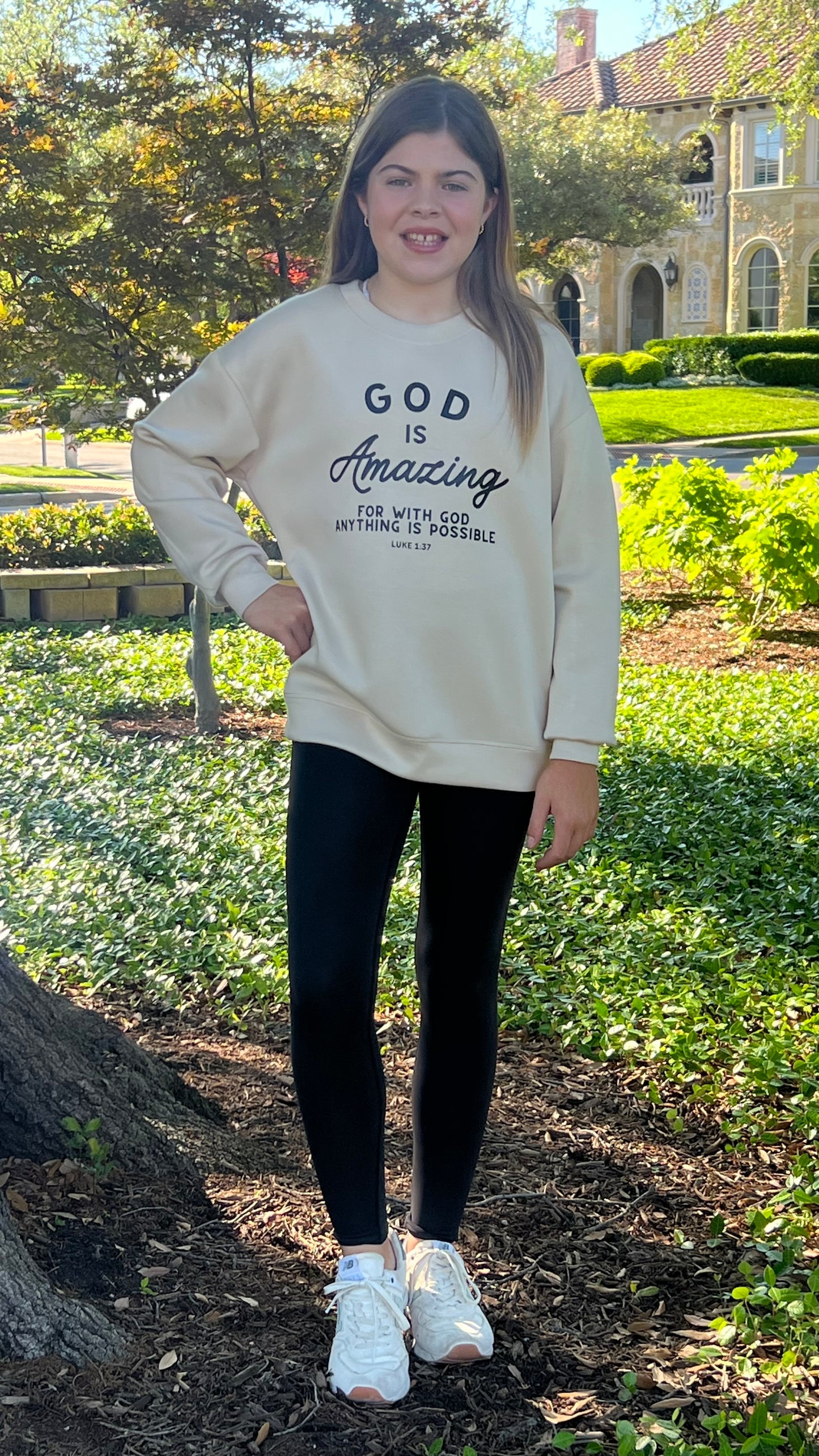 Ultra Comfy Pullover - GOD Is Amazing by Yelete