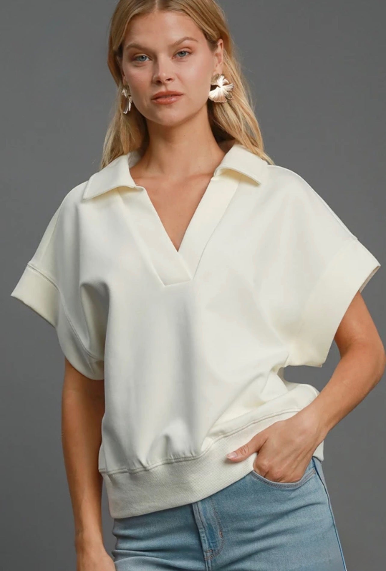 CREAM TOP by Umgee