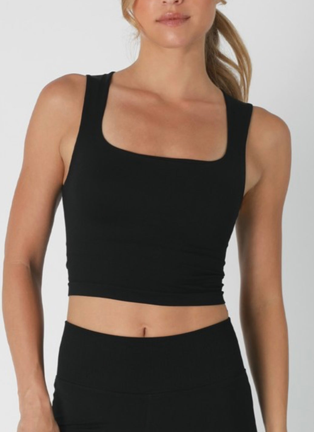 Clean Line Square Neck Top- NikiBiki