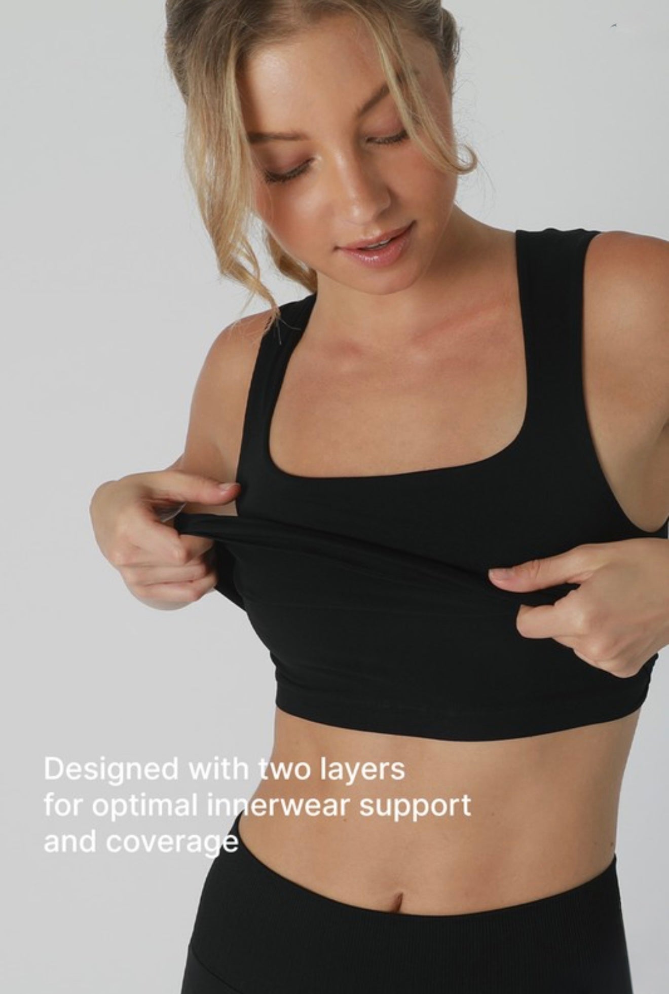 Clean Line Square Neck Top- NikiBiki