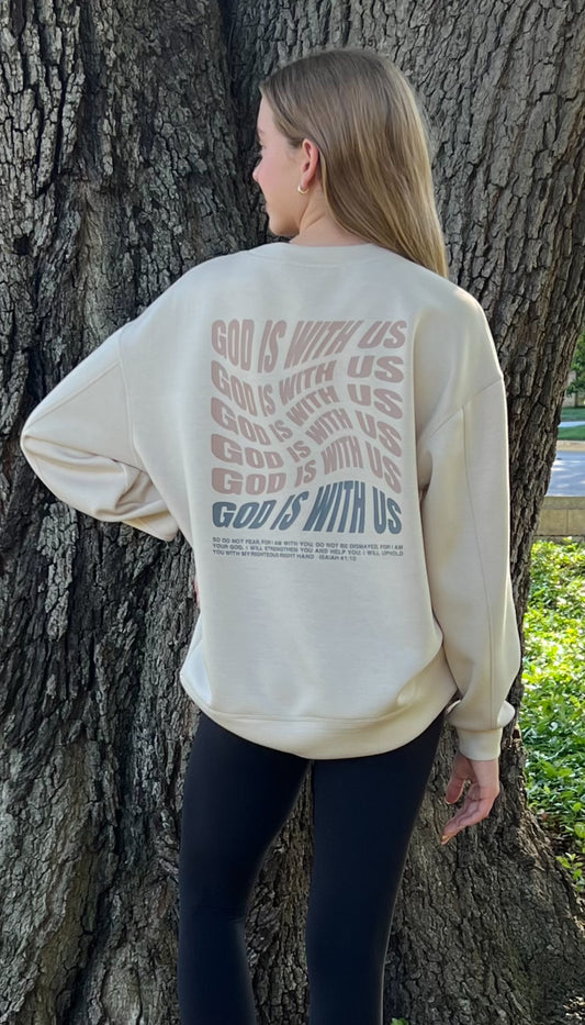 Scuba Printed Top- GOD is with Us by Yelete